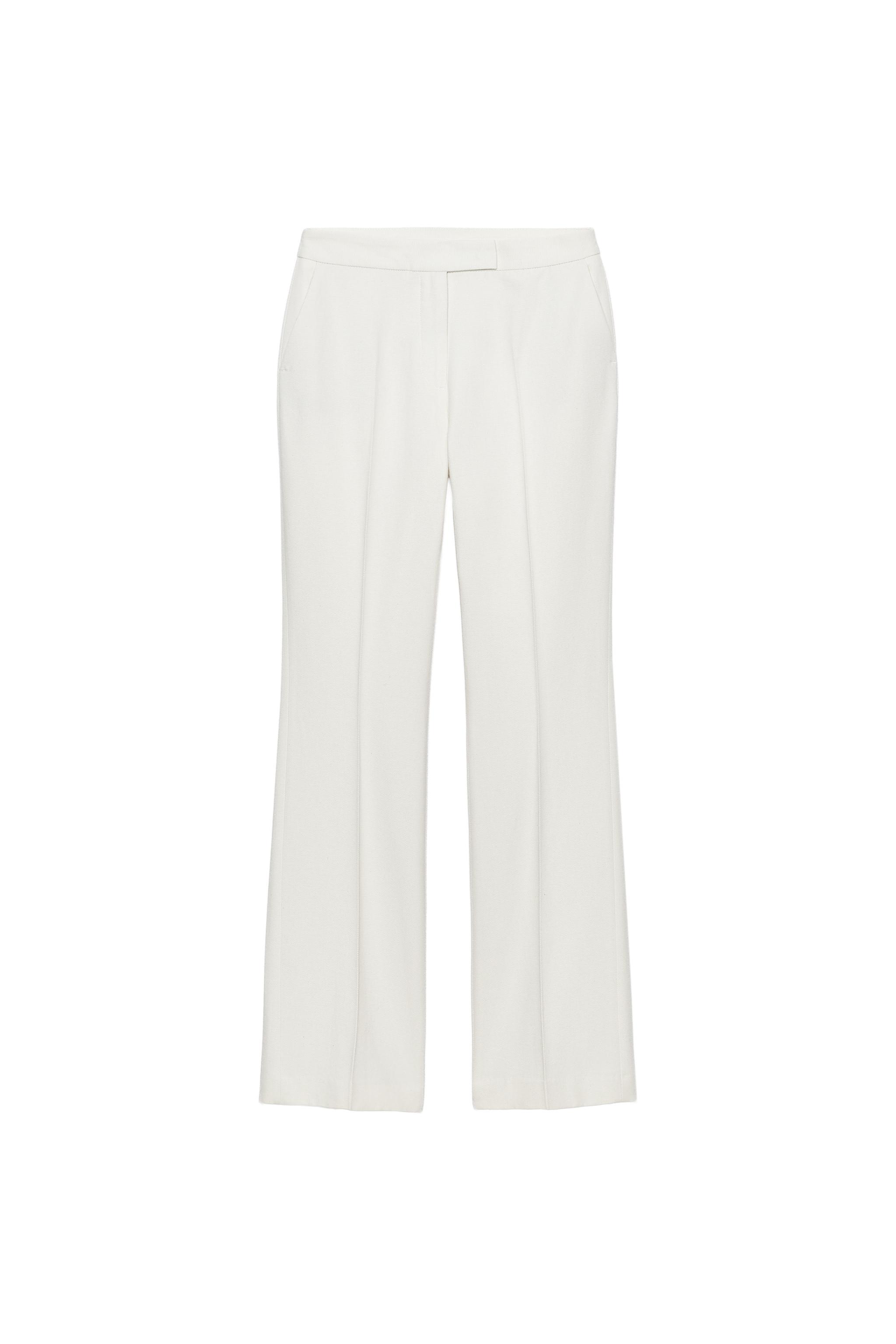 LOW-RISE STRAIGHT LEG PANTS